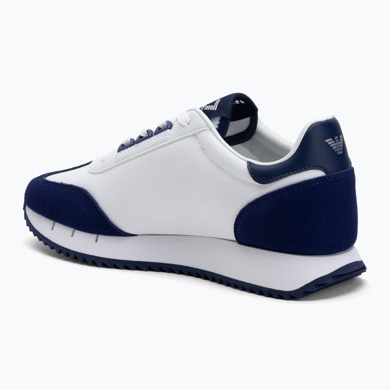 Topánky EA7 Emporio Armani Black & White Vintage white/medieval blu 3