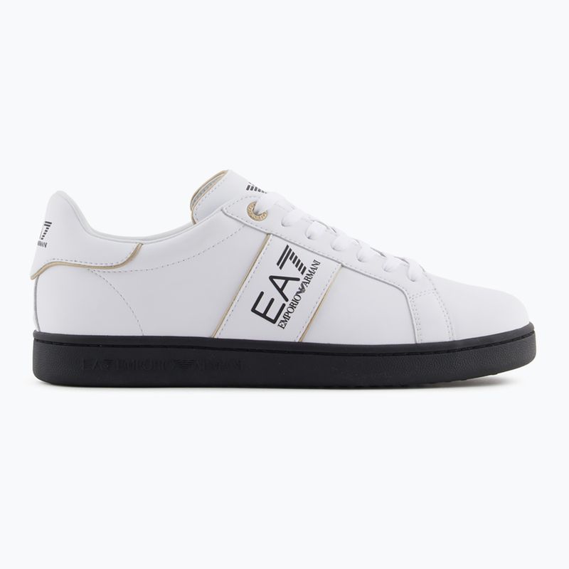 Topánky EA7 Emporio Armani Classic Logo white/gold/black