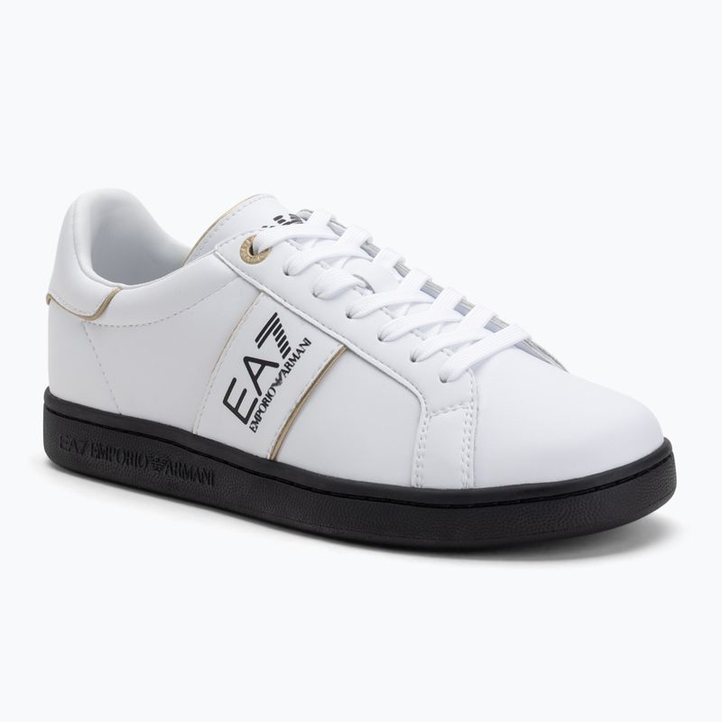 Topánky EA7 Emporio Armani Classic Logo white/gold/black