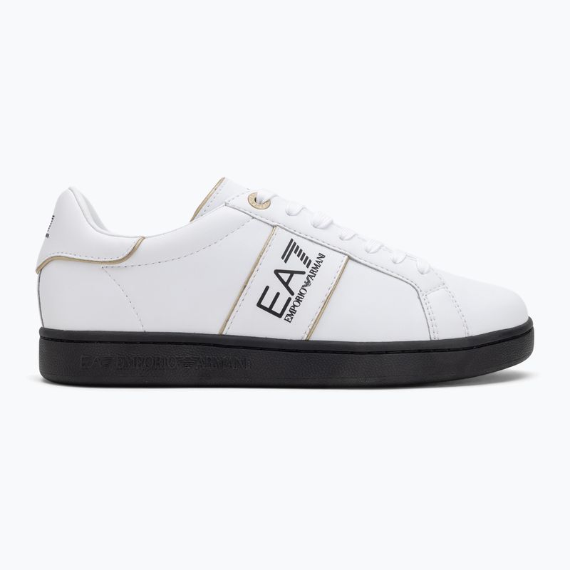 Topánky EA7 Emporio Armani Classic Logo white/gold/black 2