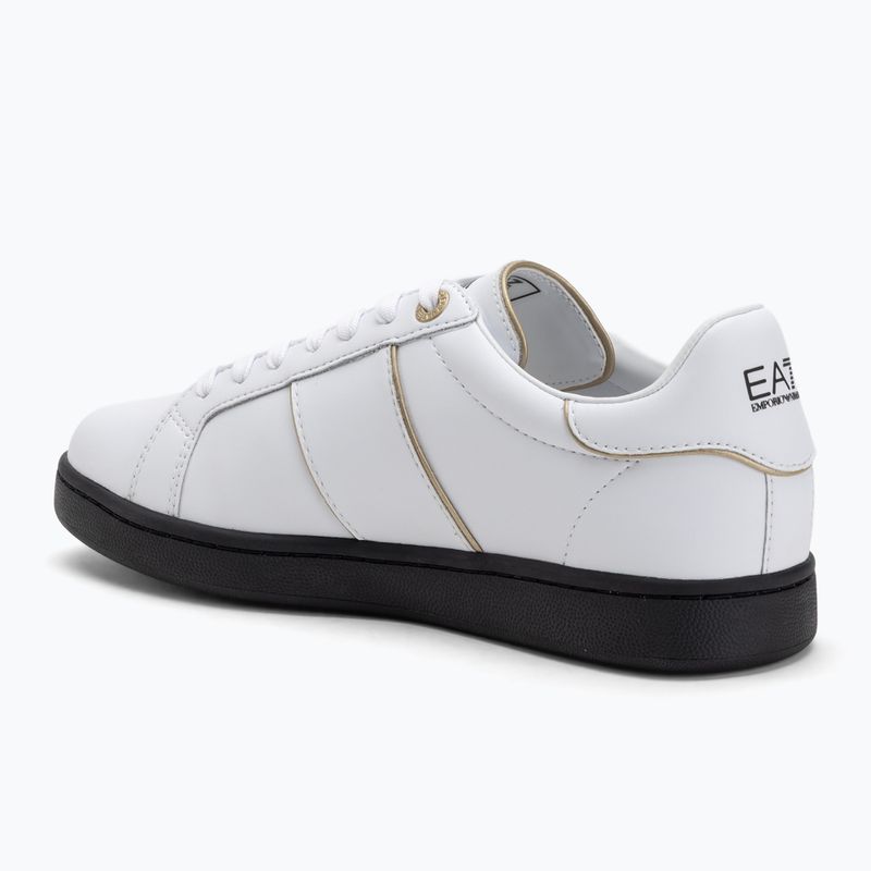 Topánky EA7 Emporio Armani Classic Logo white/gold/black 3
