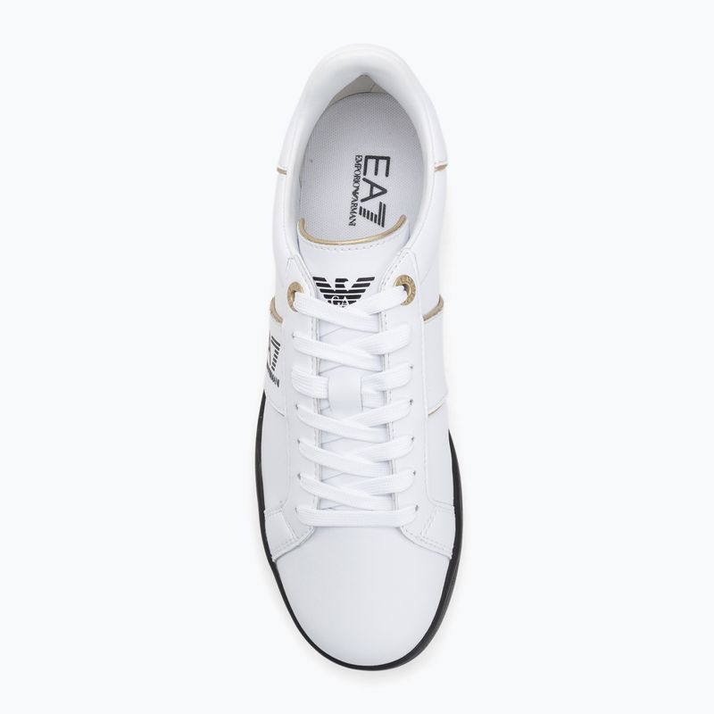 Topánky EA7 Emporio Armani Classic Logo white/gold/black 5