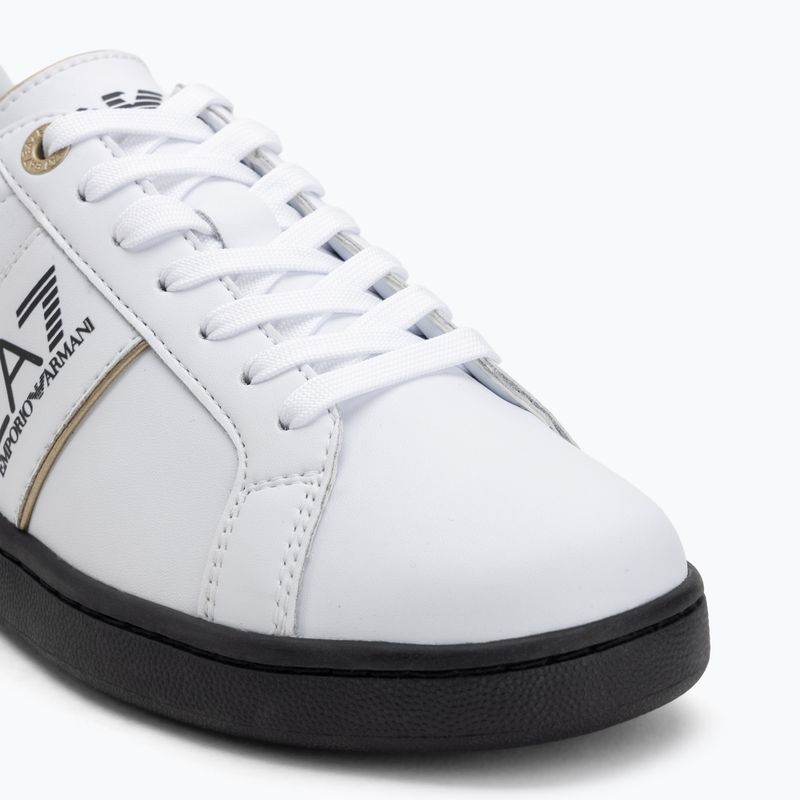 Topánky EA7 Emporio Armani Classic Logo white/gold/black 7