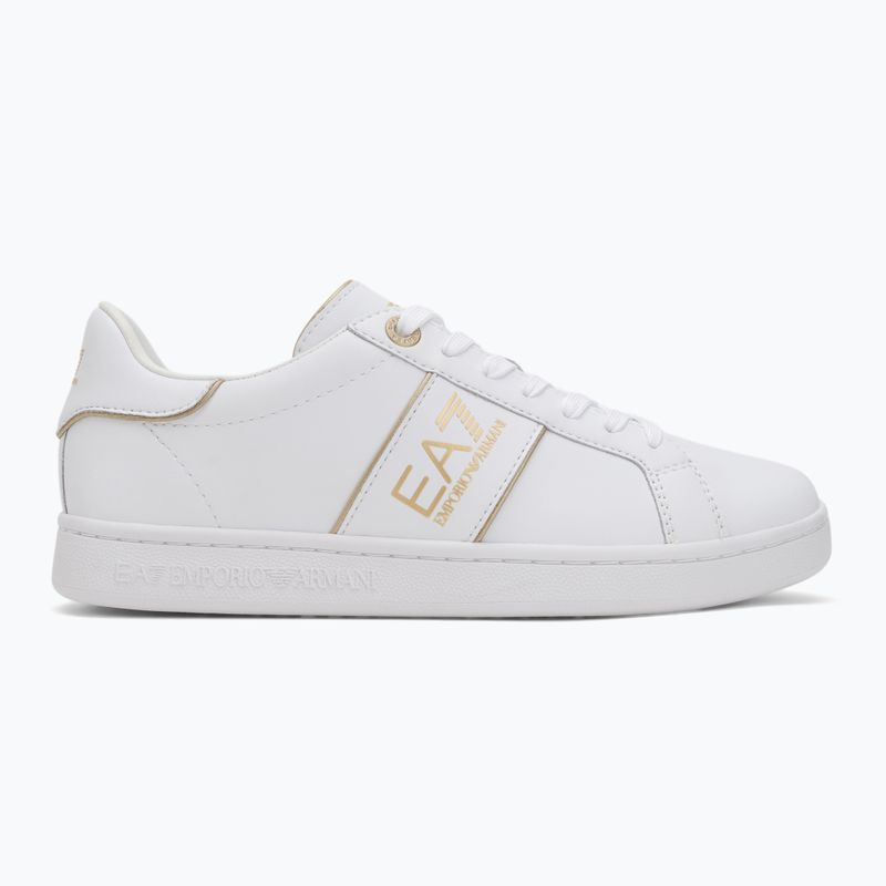 Topánky EA7 Emporio Armani Classic Logo full wht/gold detail 2
