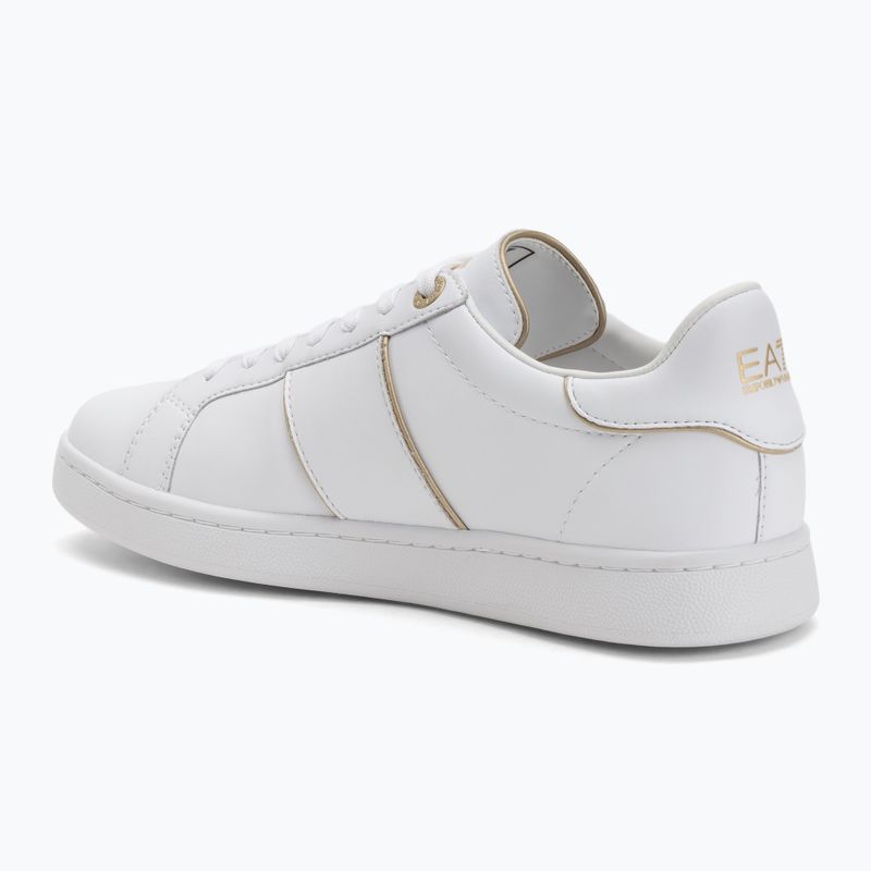 Topánky EA7 Emporio Armani Classic Logo full wht/gold detail 3