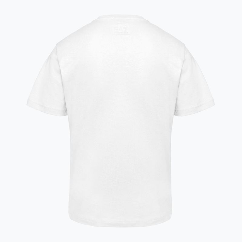 Pánske tričko EA7 Emporio Armani Logo Series white 2