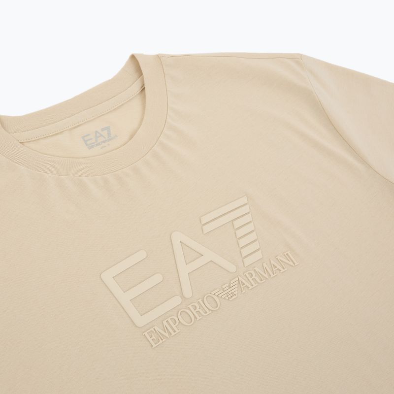 Pánske tričko EA7 Emporio Armani Visibility Cotton Crew almond milk 3