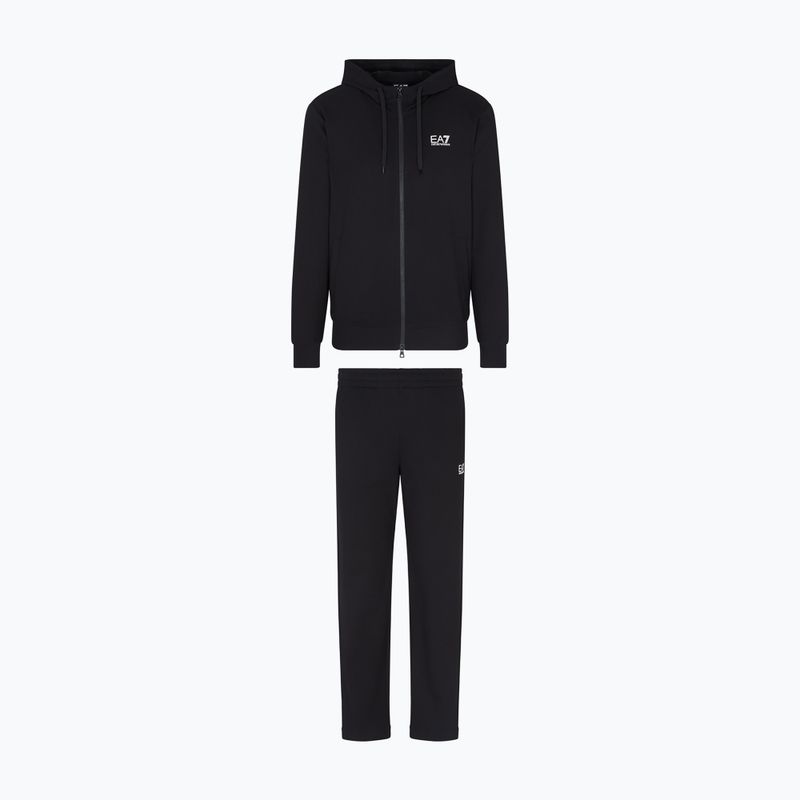 Pánska tepláková súprava EA7 Emporio Armani Train Core Id T-Suit Hoodie Fz black