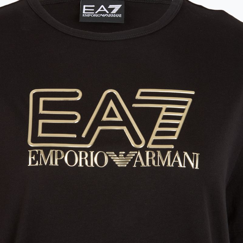 Dámske tričko EA7 Emporio Armani Train Visibility black/gold 3