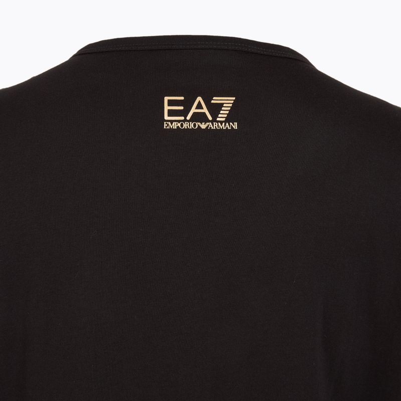 Dámske tričko EA7 Emporio Armani Train Visibility black/gold 4