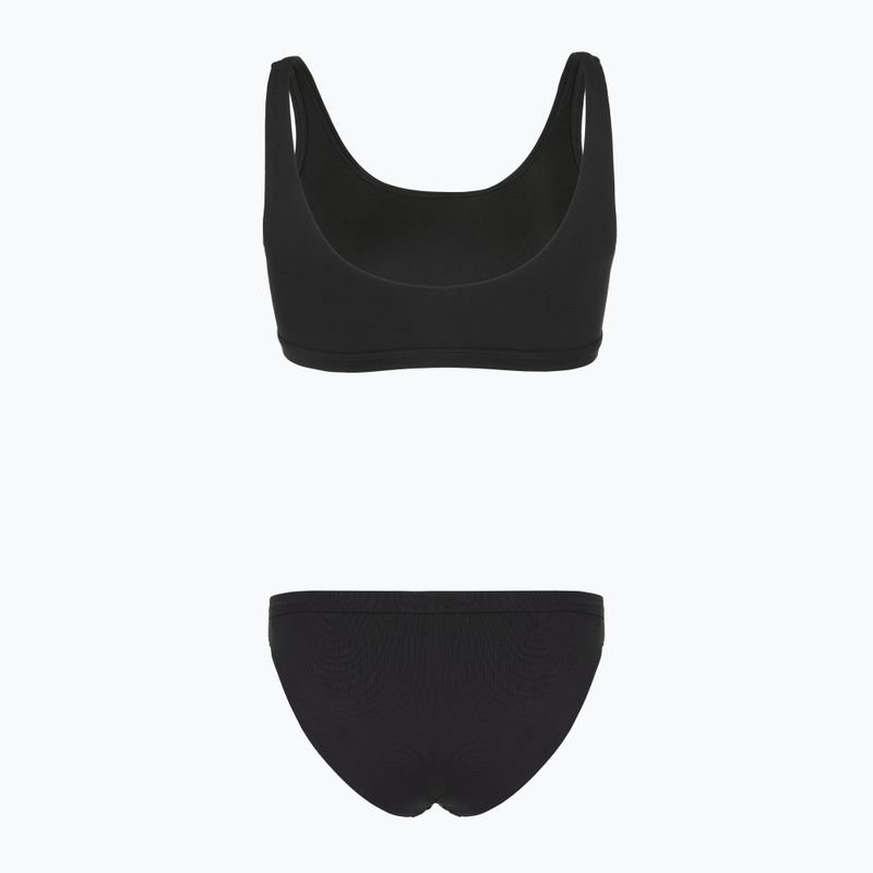 Dámske dvojdielne plavky EA7 Emporio Armani Maxi Logo Bikini Top black 2
