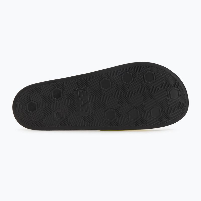 EA7 Emporio Armani Vodné športy Visibility yellow flueo / black žabky 4