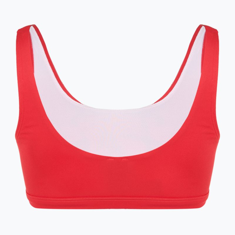 Dámske dvojdielne plavky EA7 Emporio Armani Maxi Logo Bikini Top racing red 4