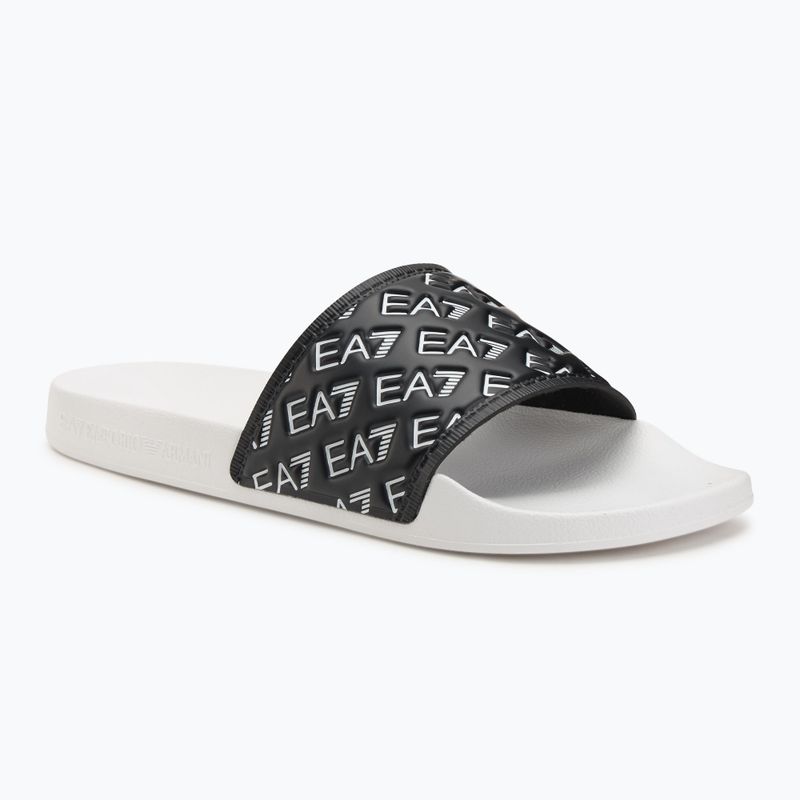 EA7 Emporio Armani Water Sports All Over black / white žabky