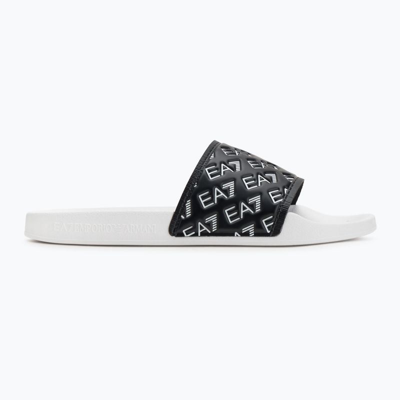 EA7 Emporio Armani Water Sports All Over black / white žabky 2