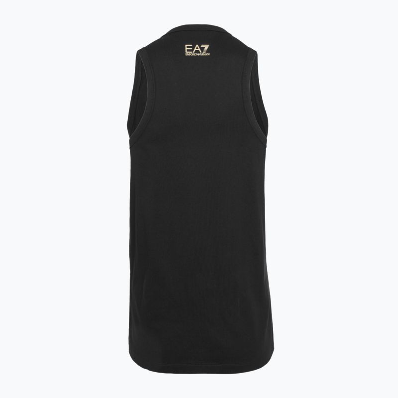 Dámske tielko EA7 Emporio Armani Train Visibility Tank black/gold 2