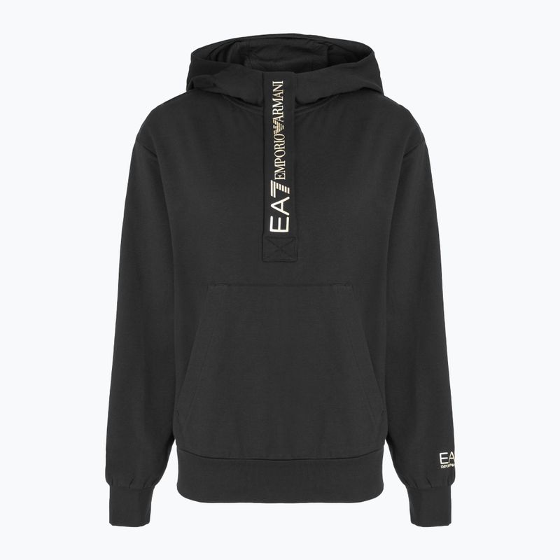 EA7 Emporio Armani Dámska tepláková súprava HO 1/4 Zip black/gold 3