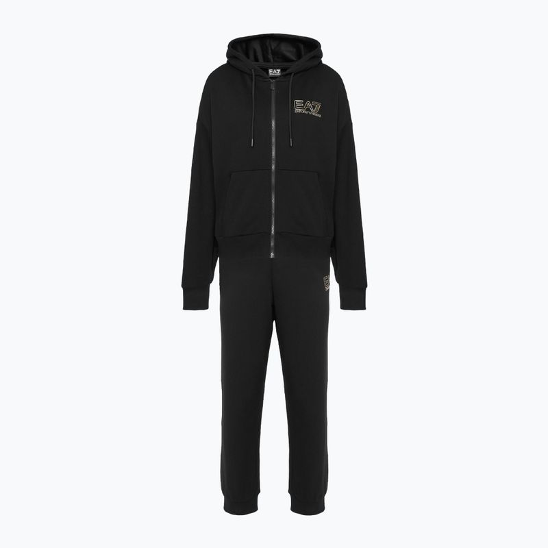 Dámske tepláky EA7 Emporio Armani Train Visibility HO CH FZ black/gold
