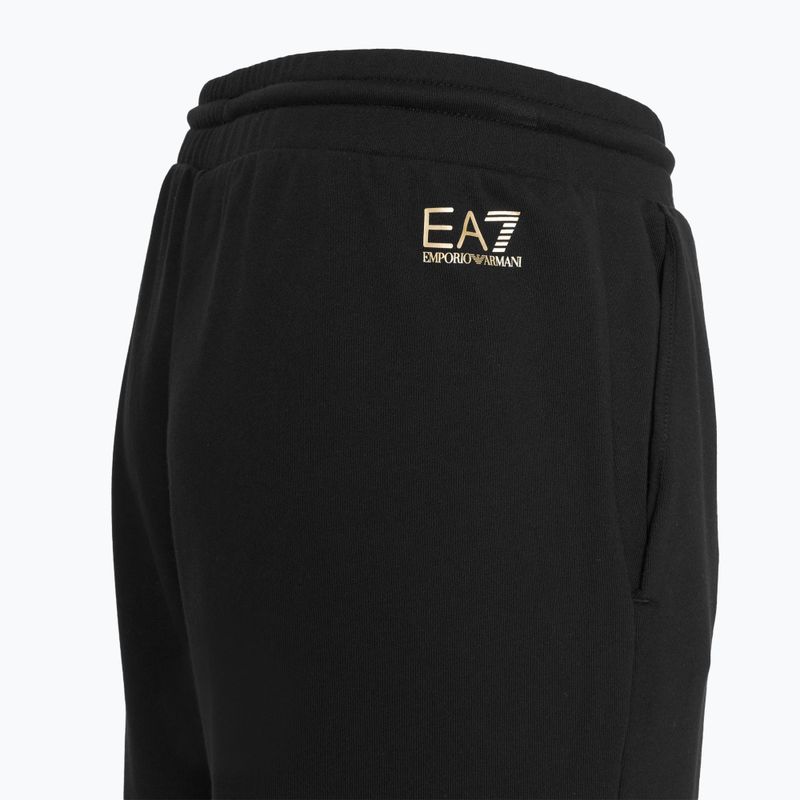 Dámske tepláky EA7 Emporio Armani Train Visibility HO CH FZ black/gold 8