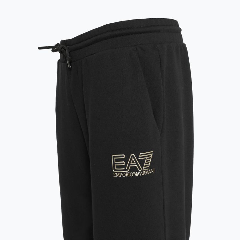Dámske tepláky EA7 Emporio Armani Train Visibility HO CH FZ black/gold 9