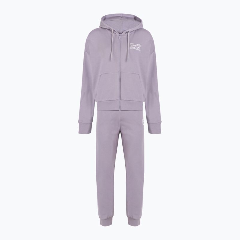 Dámske tepláky EA7 Emporio Armani Train Visibility HO CH FZ lavender grey