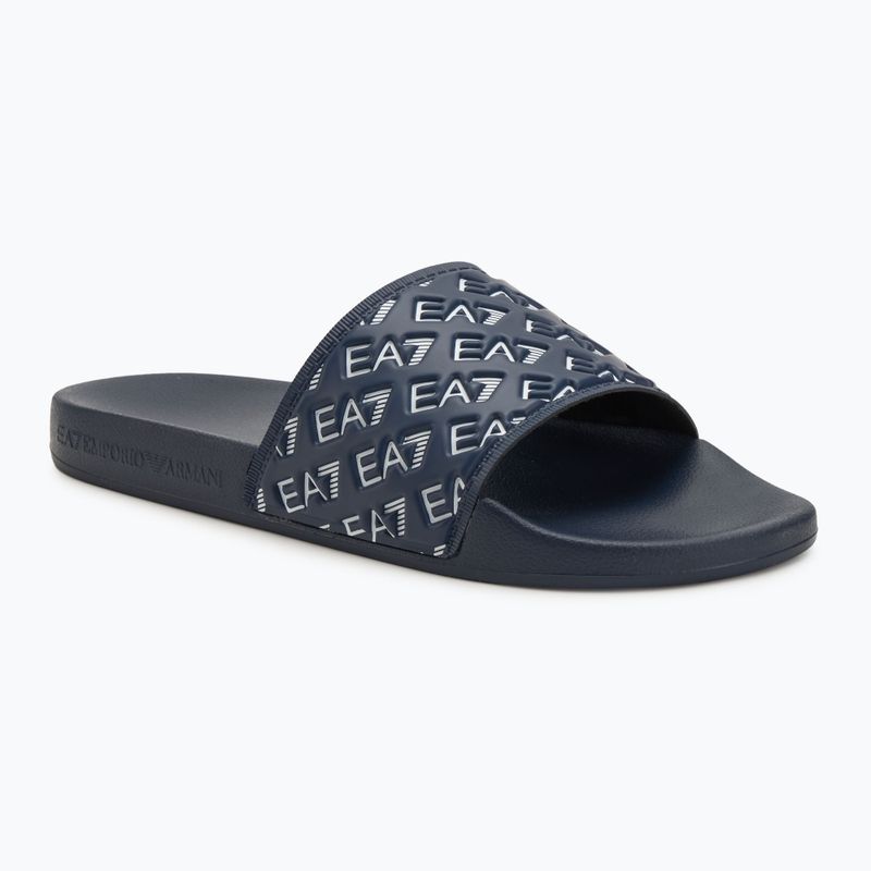 EA7 Emporio ArmaniWater Sports All Over navy / white žabky