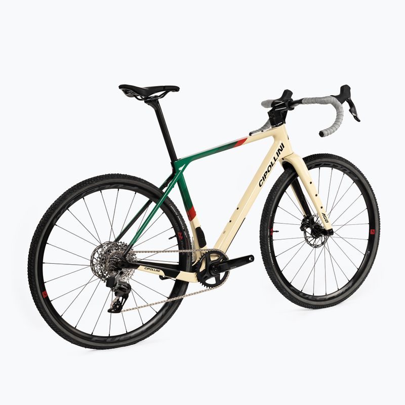 Štrkový bicykel Cipollini AGO O6FI SGRS23 béžovo-zelený M12MC123AGO_DB O6FI 3