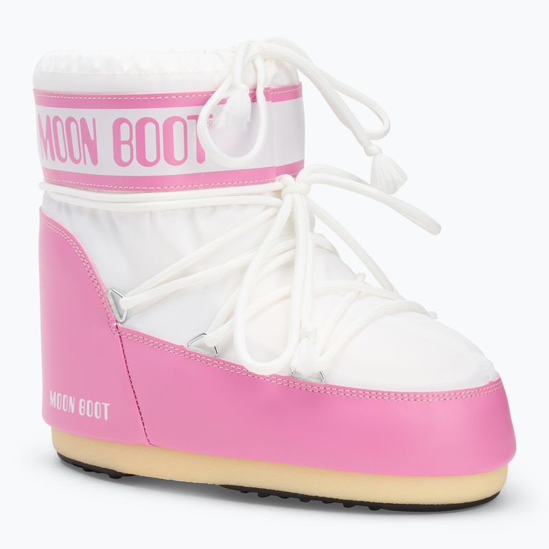 Dámske snehule Moon Boot Icon Low Nylon pink/white