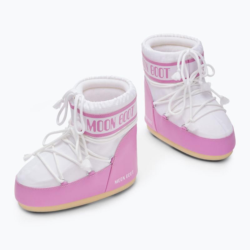 Dámske snehule Moon Boot Icon Low Nylon pink/white 11
