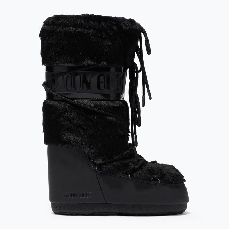 Snehule Moon Boot Icon Faux Fur black 8