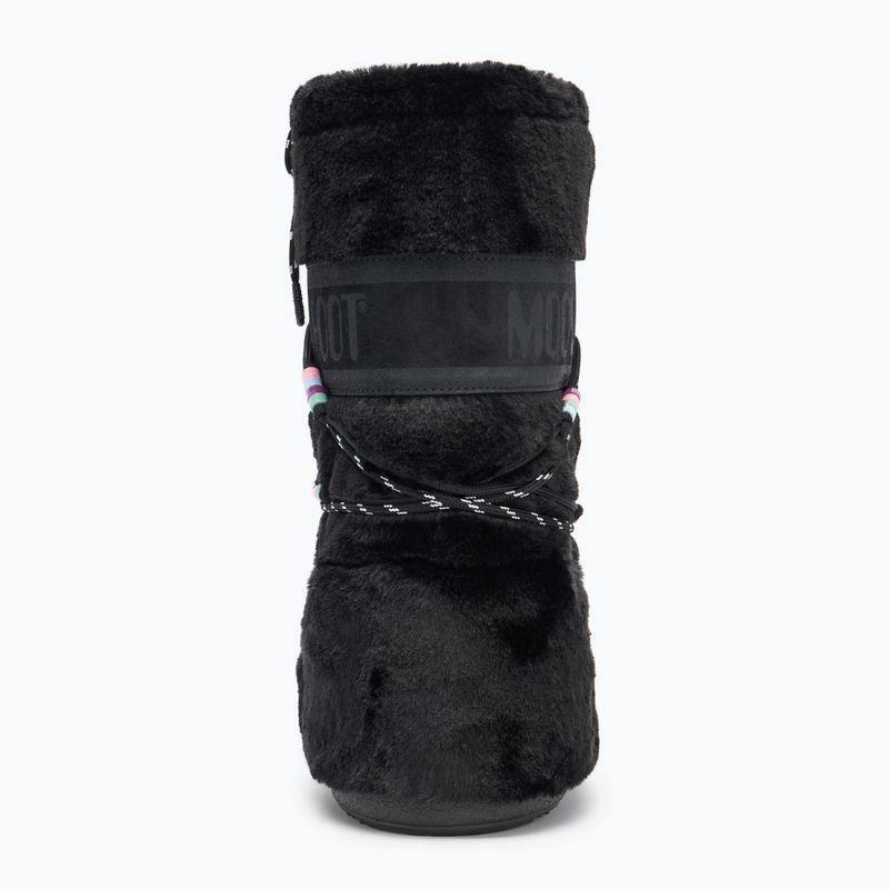 Snehule Moon Boot Icon Faux Fur Beads black 6