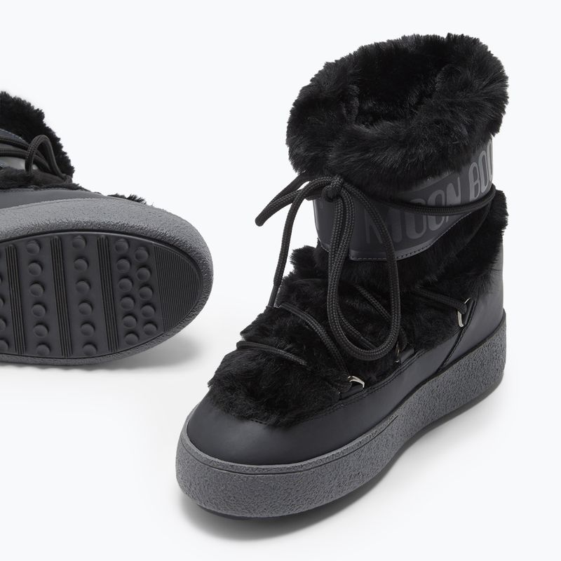 Snehule Moon Boot Ltrack Faux Fur black 10
