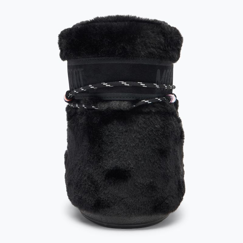 Dámske snehule Moon Boot Icon Low Faux Fur Beads black 6