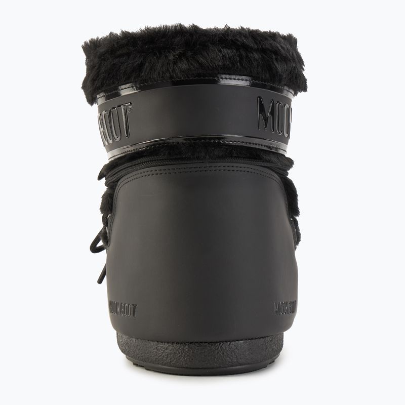 Dámske snehule Moon Boot Icon Low Faux Fur black 6
