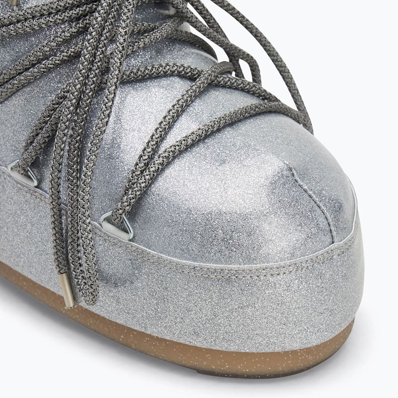 Dámske snehule Moon Boot Icon Low Glitter silver 7