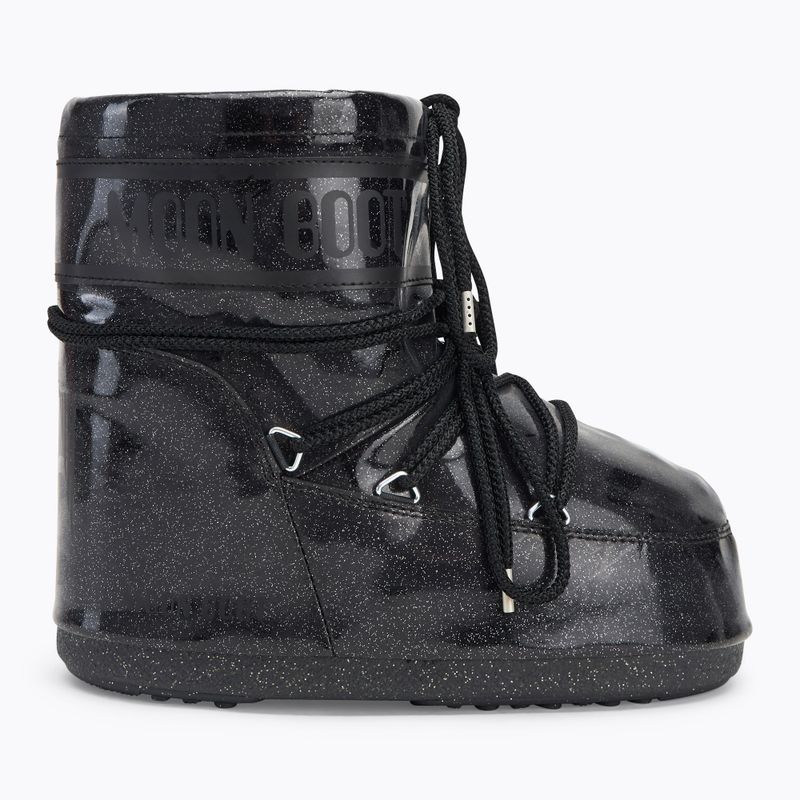 Dámske snehule Moon Boot Icon Low Glitter black 2