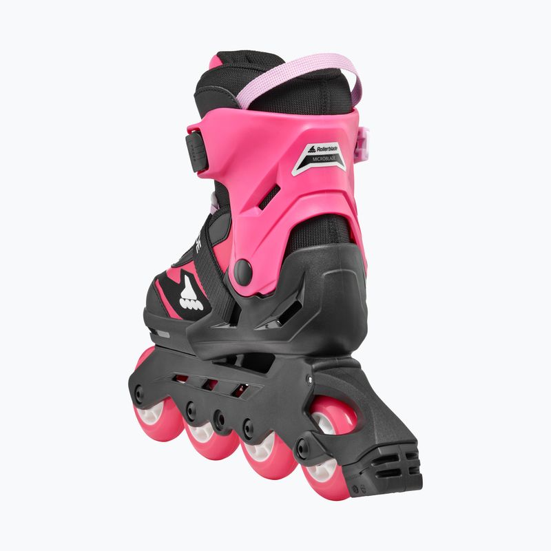 Detské korčule s chráničmi Rollerblade Microblade Combo Jr black/pink 4