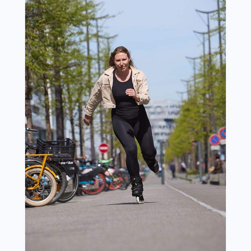 Pánske kolieskové korčule Rollerblade Crossfire LX black/lime 13