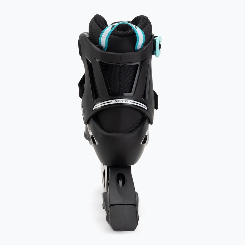 Dámske kolieskové korčule Rollerblade Sirio 80 W black/teal blue 5