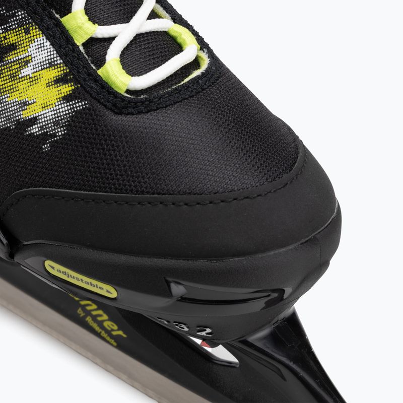 Detské korčule Bauer Whistler 2.0 Jr black/lime 6