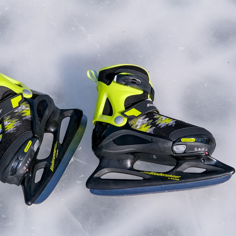 Detské korčule Bauer Whistler 2.0 Jr black/lime 14