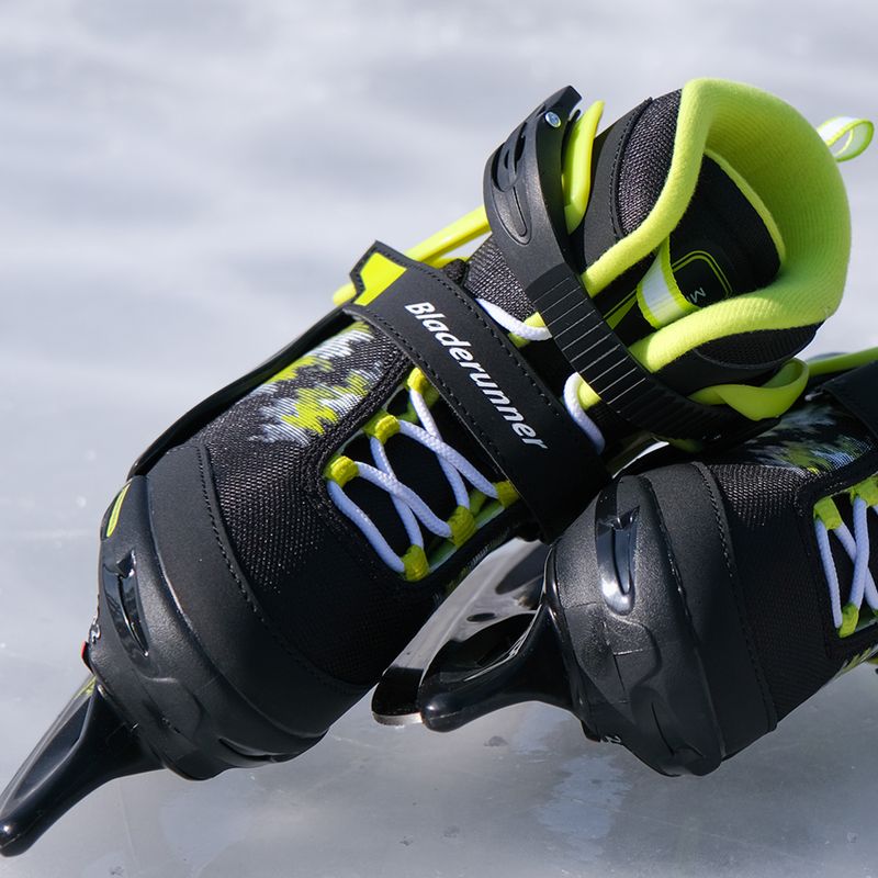 Detské korčule Bauer Whistler 2.0 Jr black/lime 15