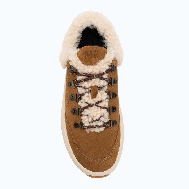 Dámske snehové topánky Moon Boot Moon247 City Shearling cognac 5