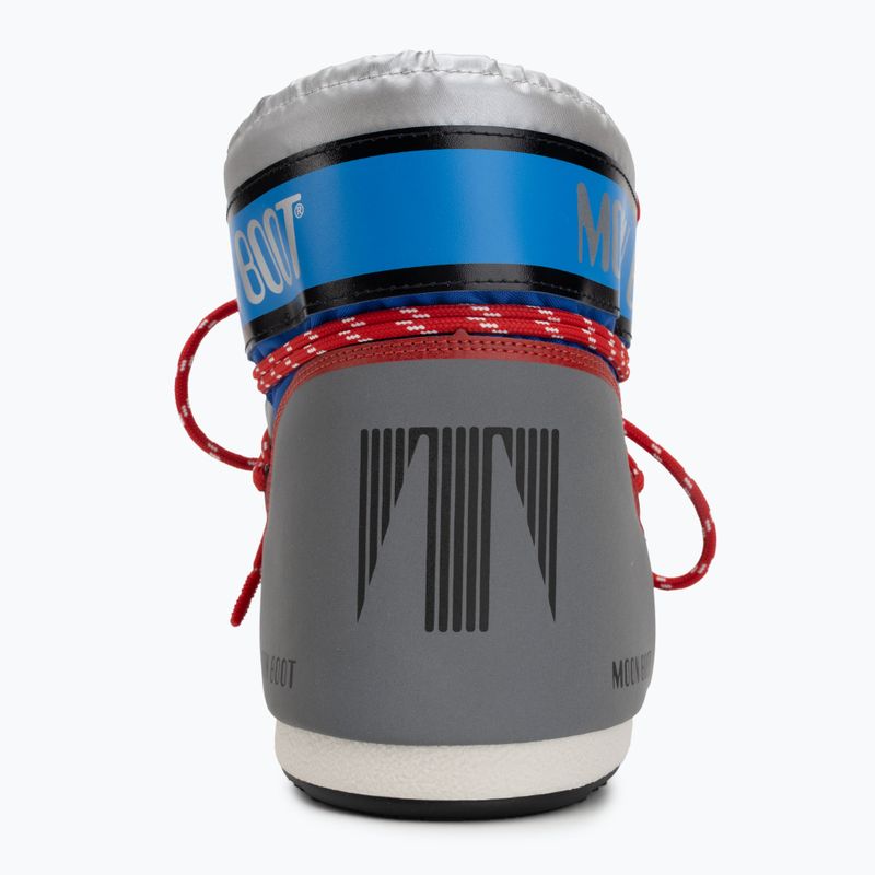 Dámske snehové topánky Moon Boot Icon Low Space Racing silver/blue/red 6