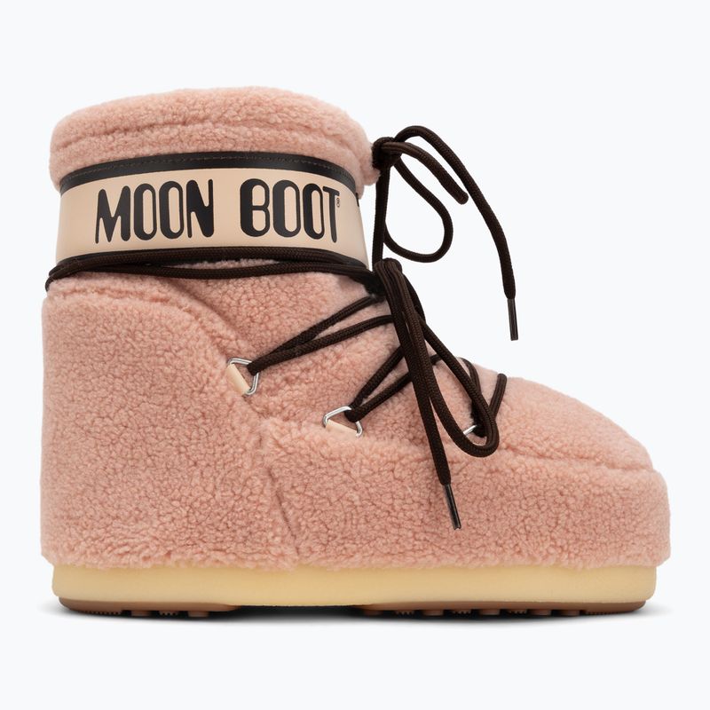 Dámske snehové topánky Moon Boot Icon Low Fleece pink 2