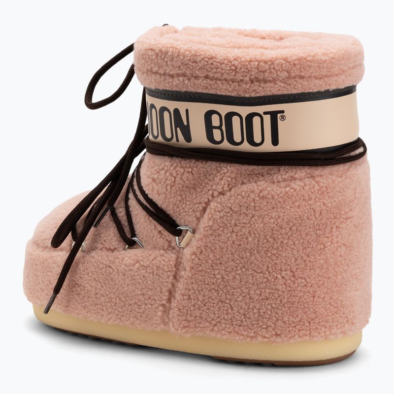 Dámske snehové topánky Moon Boot Icon Low Fleece pink 3