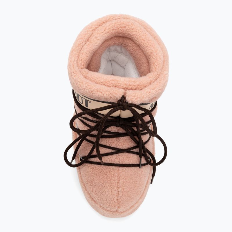 Dámske snehové topánky Moon Boot Icon Low Fleece pink 5