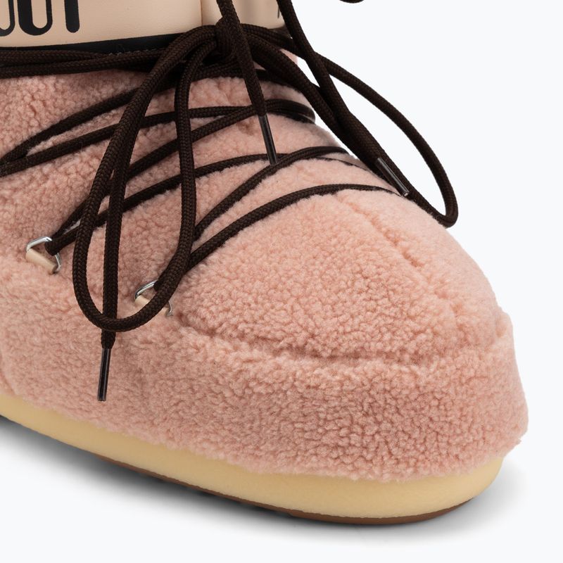 Dámske snehové topánky Moon Boot Icon Low Fleece pink 7