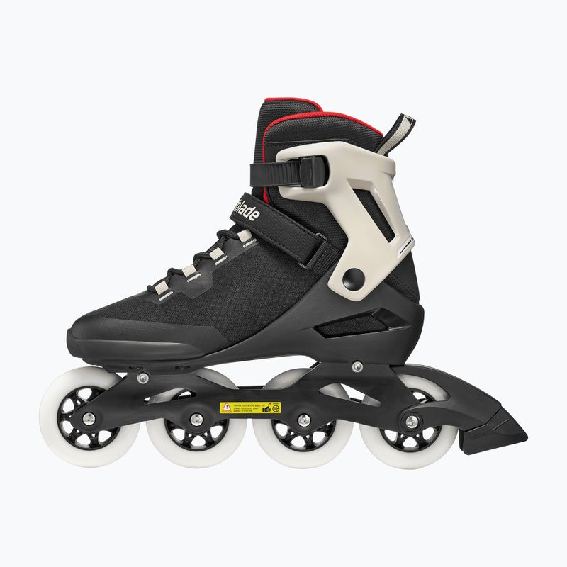 Pánske kolieskové korčule Rollerblade Macroblade 84 black/sand/red 3