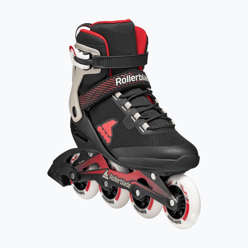 Pánske kolieskové korčule Rollerblade Macroblade 84 black/sand/red 4